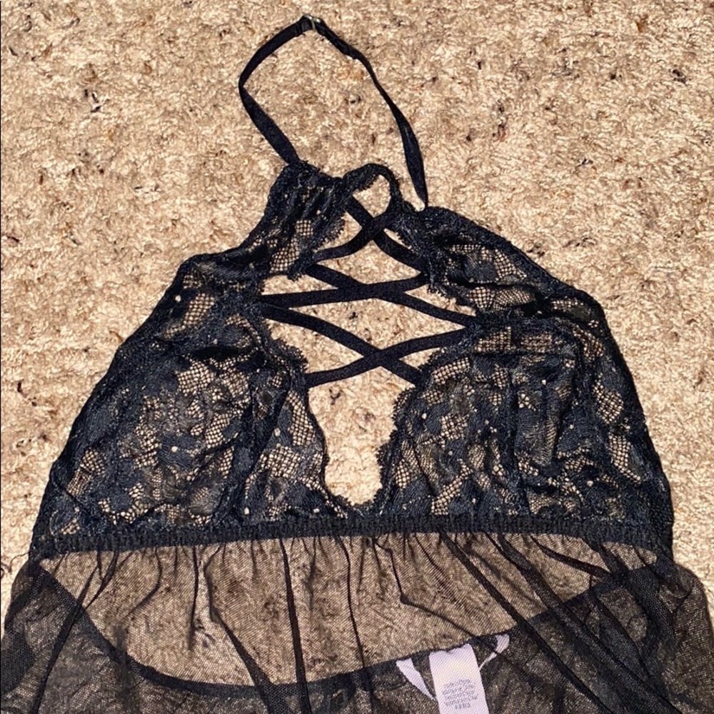 Black lingerie